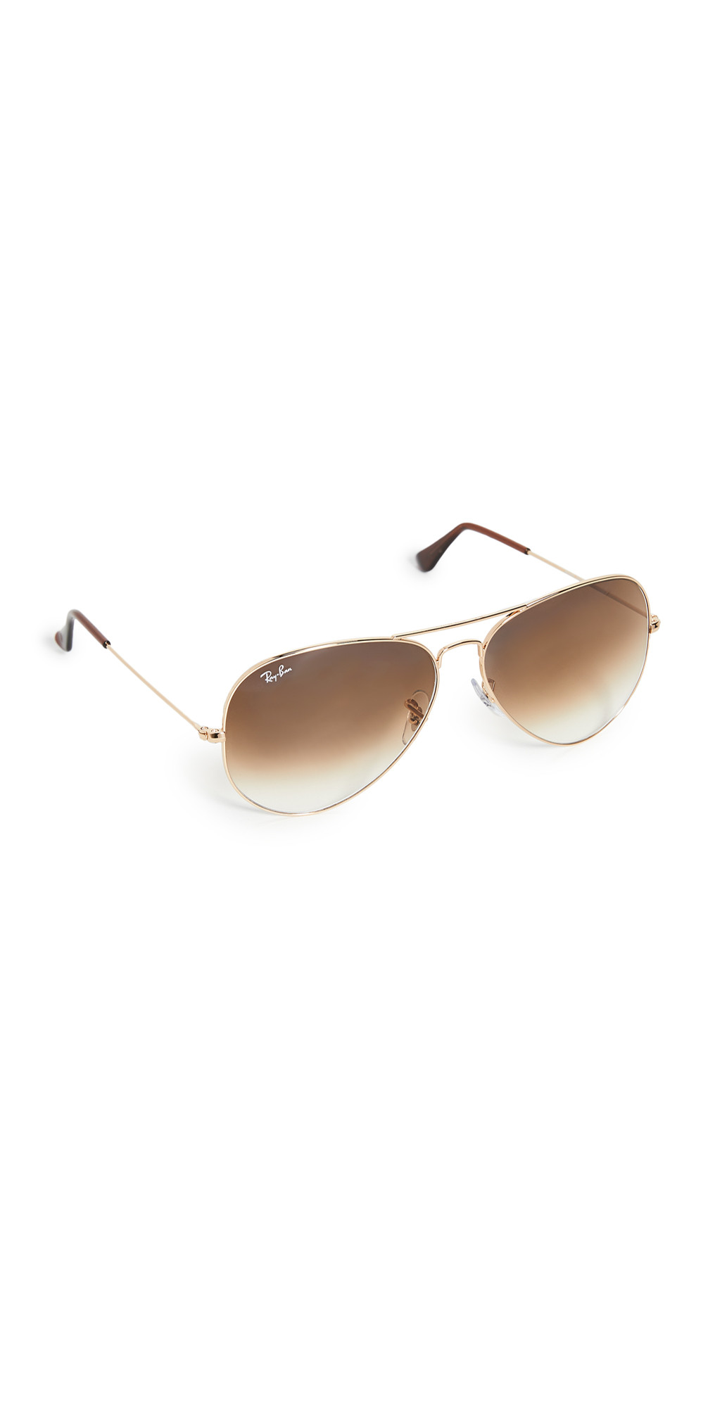 Ray-Ban RB3025 Oversized Classic Aviator Gradient Sunglasses | Shopbop