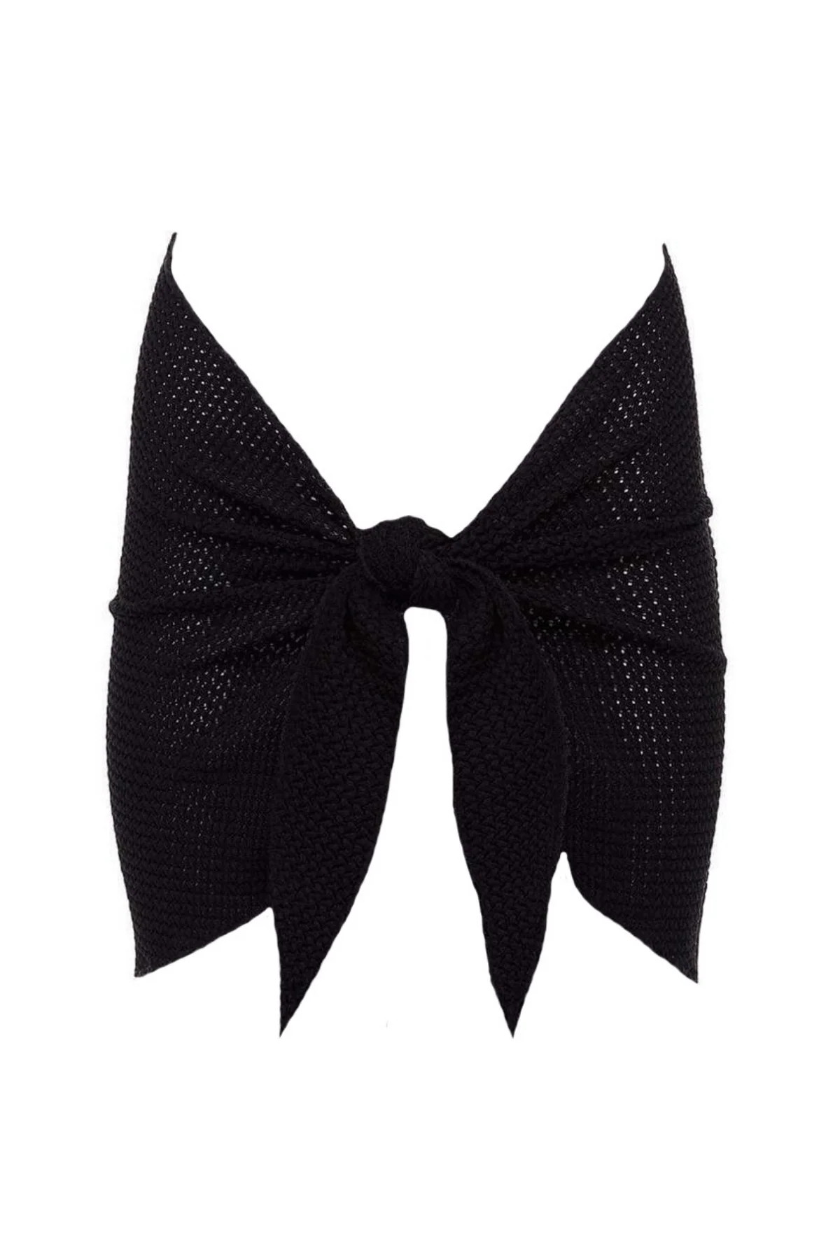 Black Crochet Sarong | Montce