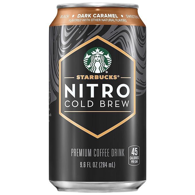 Starbucks Nitro Cold Brew, Dark Caramel, 9.6 Fl oz Can (8 Pack) | Amazon (US)