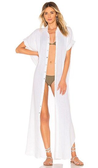 Acacia Swimwear Oahu Duster in White | Revolve Clothing (Global)