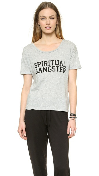 Spiritual Gangster Varsity Tee | Shopbop