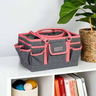 Everything Mary Coral Heather Deluxe Store & Tote Craft Organizer | 12.5" x 8.25" x 7.25" | Michaels® | Michaels Stores