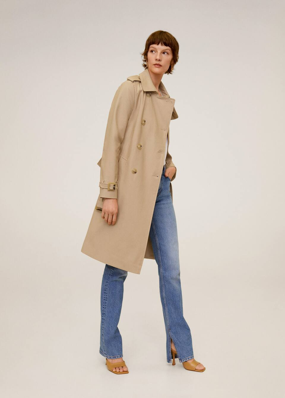 Classic cotton trench coat | MANGO (US)