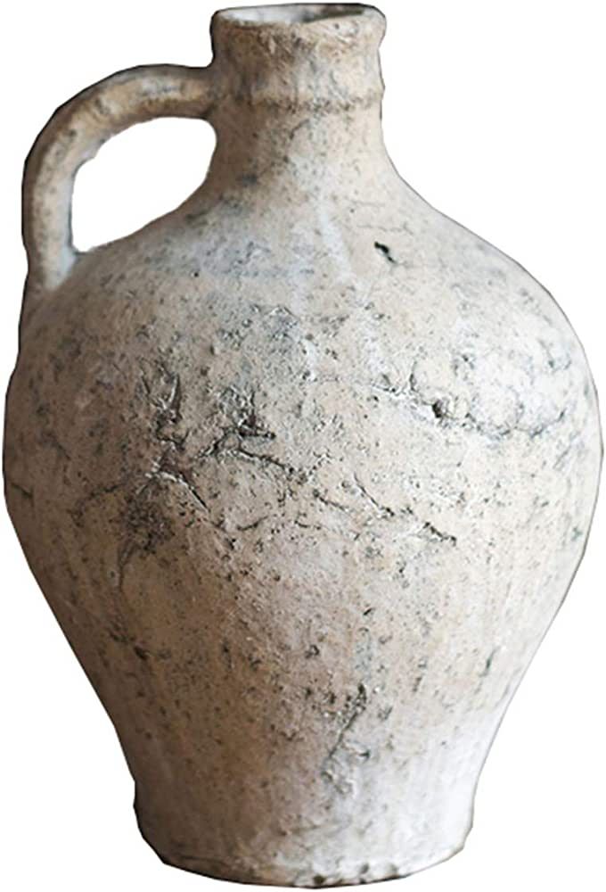 BFSHY Ceramic Flower Vases,Rustic Home Décor Floral Vase,Shabby Chic Vase,for Home Decor Living ... | Amazon (US)
