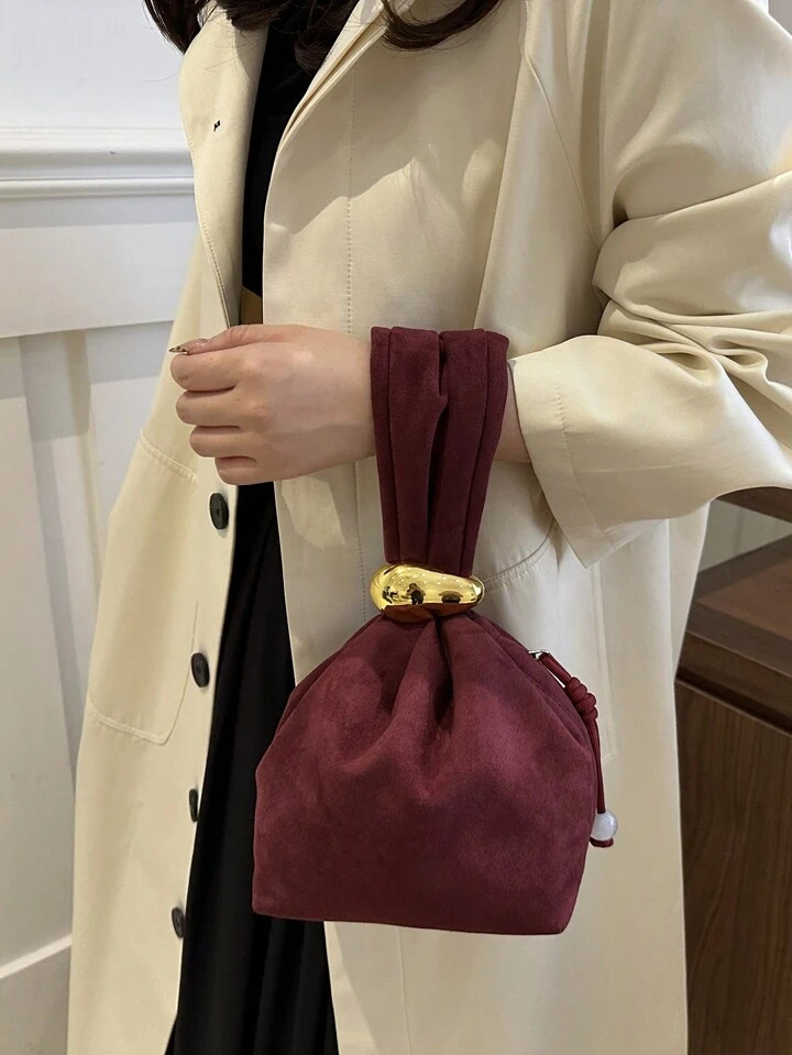 Shoulder Bag Lantern Bag .Elegant Commuter Style Tote Lantern Shaped Handbag, Fashion Design Smal... | SHEIN