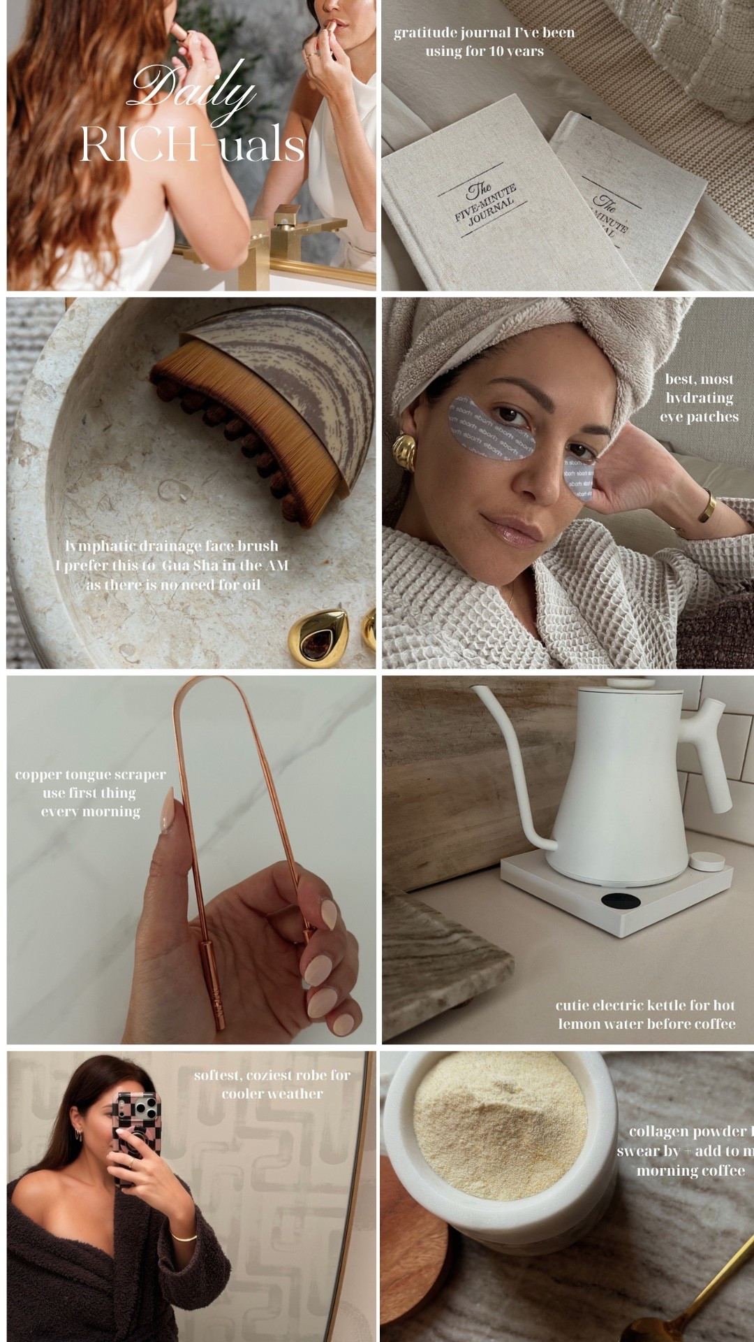 My daily rich-usuals.... morning routine edition! 



#LTKBeauty #LTKdayinmylife #LTKgrwm