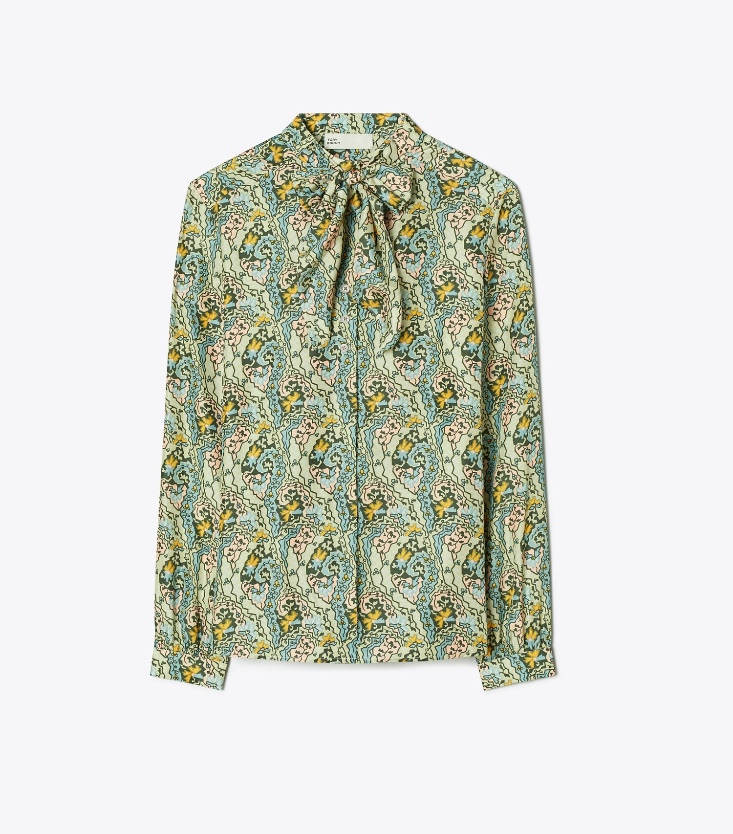 Silk Bow Blouse: Women's Clothing | Tops | Tory Burch UK | Tory Burch (UK)