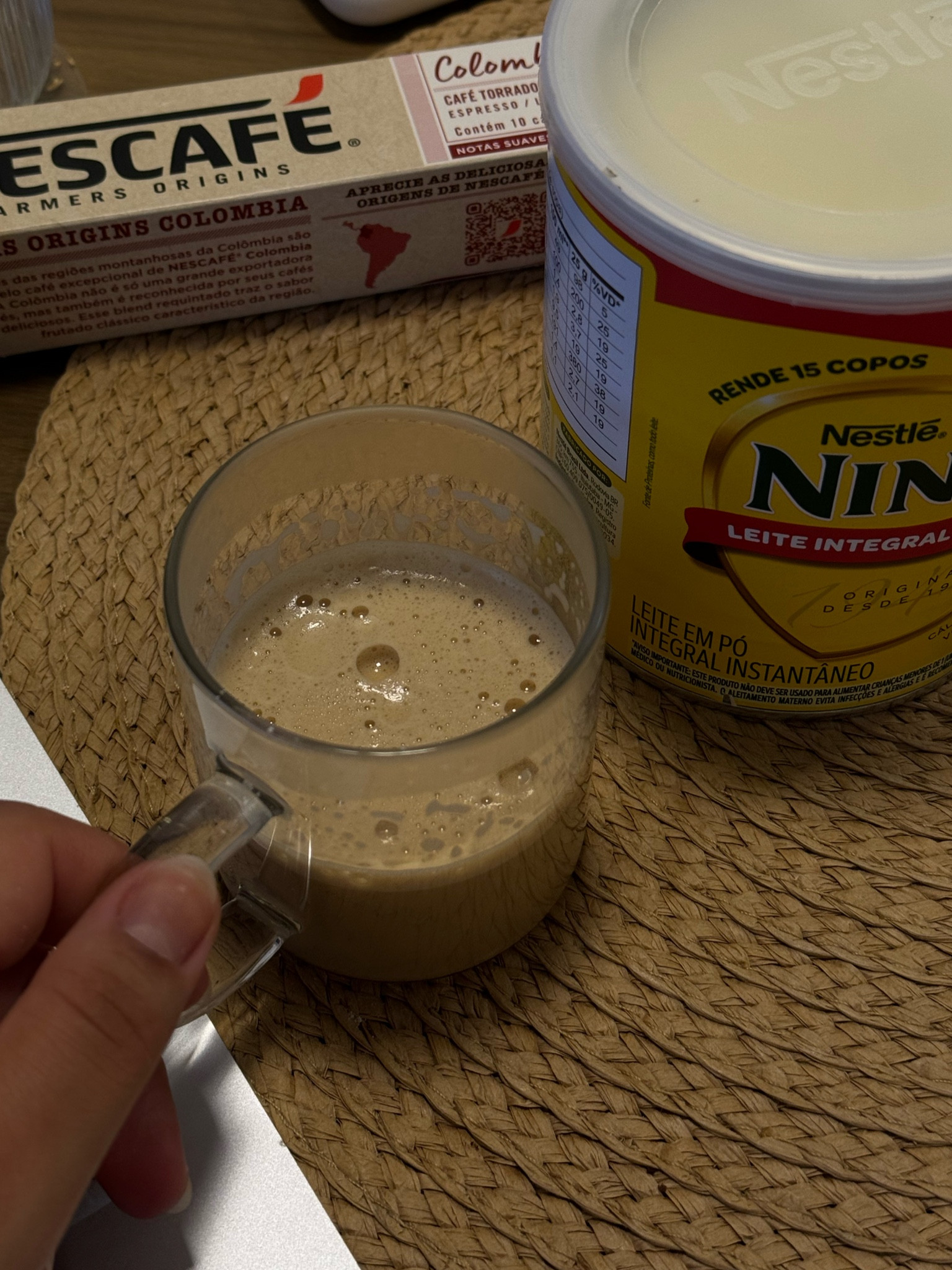 Combo para um capuccino perfeito cápsula Nescafé + leite ninho, compre os 2 itens na Amazon e a xícara transparente que é a cara do Pinterest vocês encontram na camicado 🫶🏻

#LTKbrasil