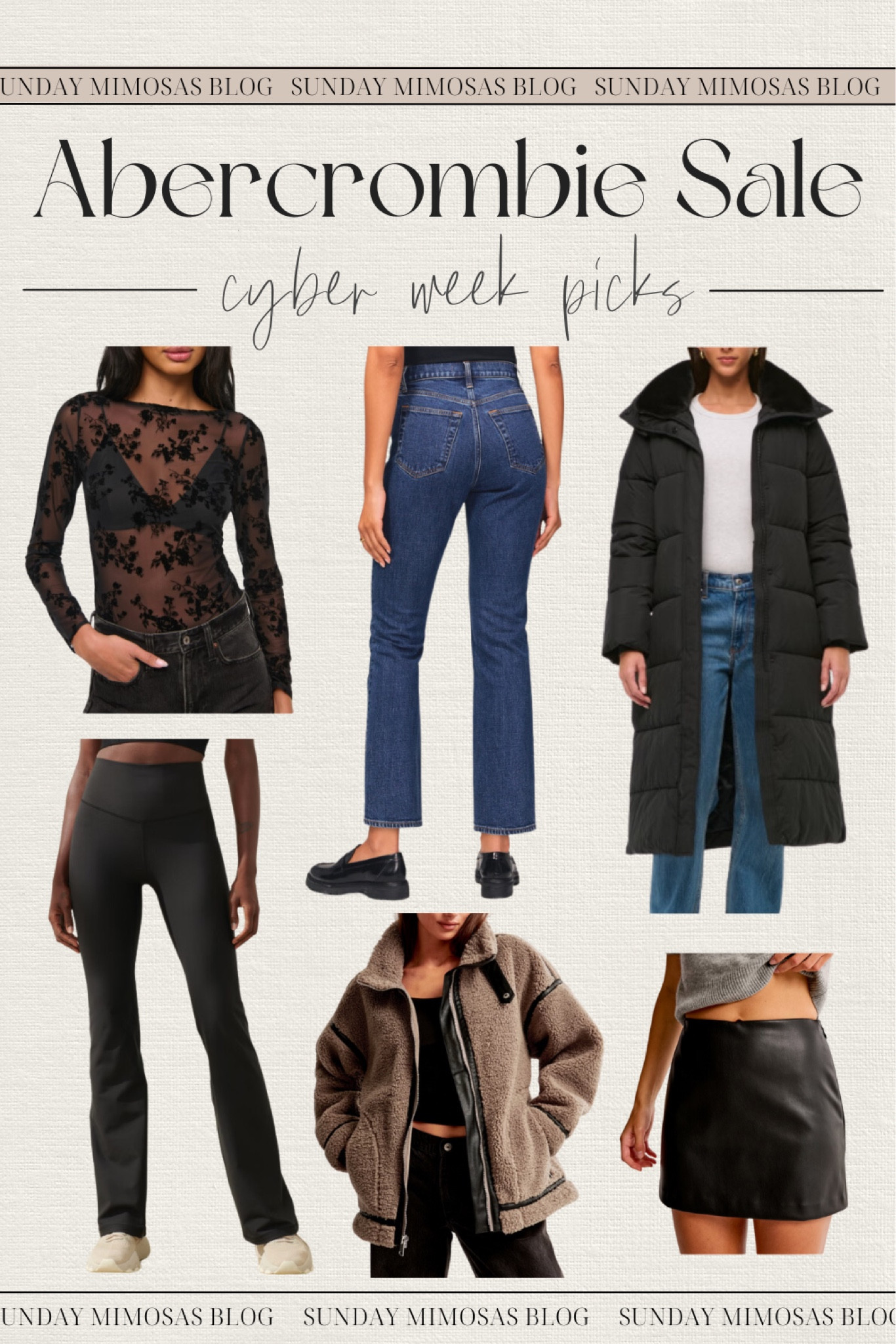 Abercrombie Cyber Week Sale favorites! 😍

The Abercrombie ankle straight jeans are my fave! I love this new pair of dark wash jeans. 

The long black puffer coat is the warmest winter coat and these flare leggings are incredible. So flattering and great for running errands or working out! 

Sharing more Abercrombie sale finds below!

#LTKCyberWeek #LTKHoliday #LTKGiftGuide