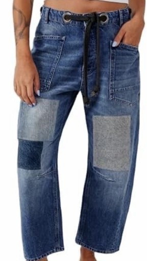 Patchwork jeans