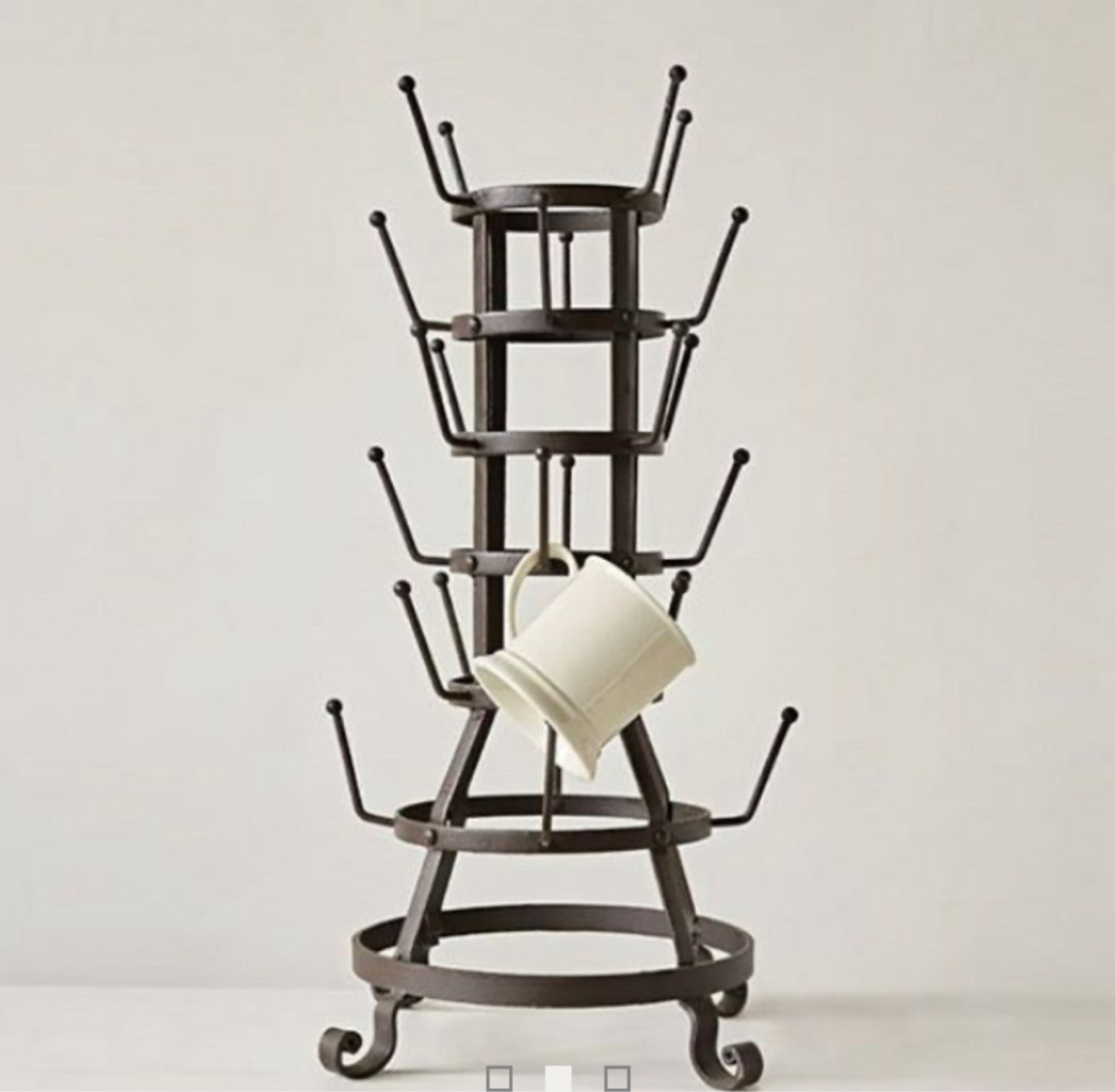 I love the size of this drying rack. I fill mine with terra cotta pots for a decorative storage solution.  

#LTKhome #LTKSeasonal