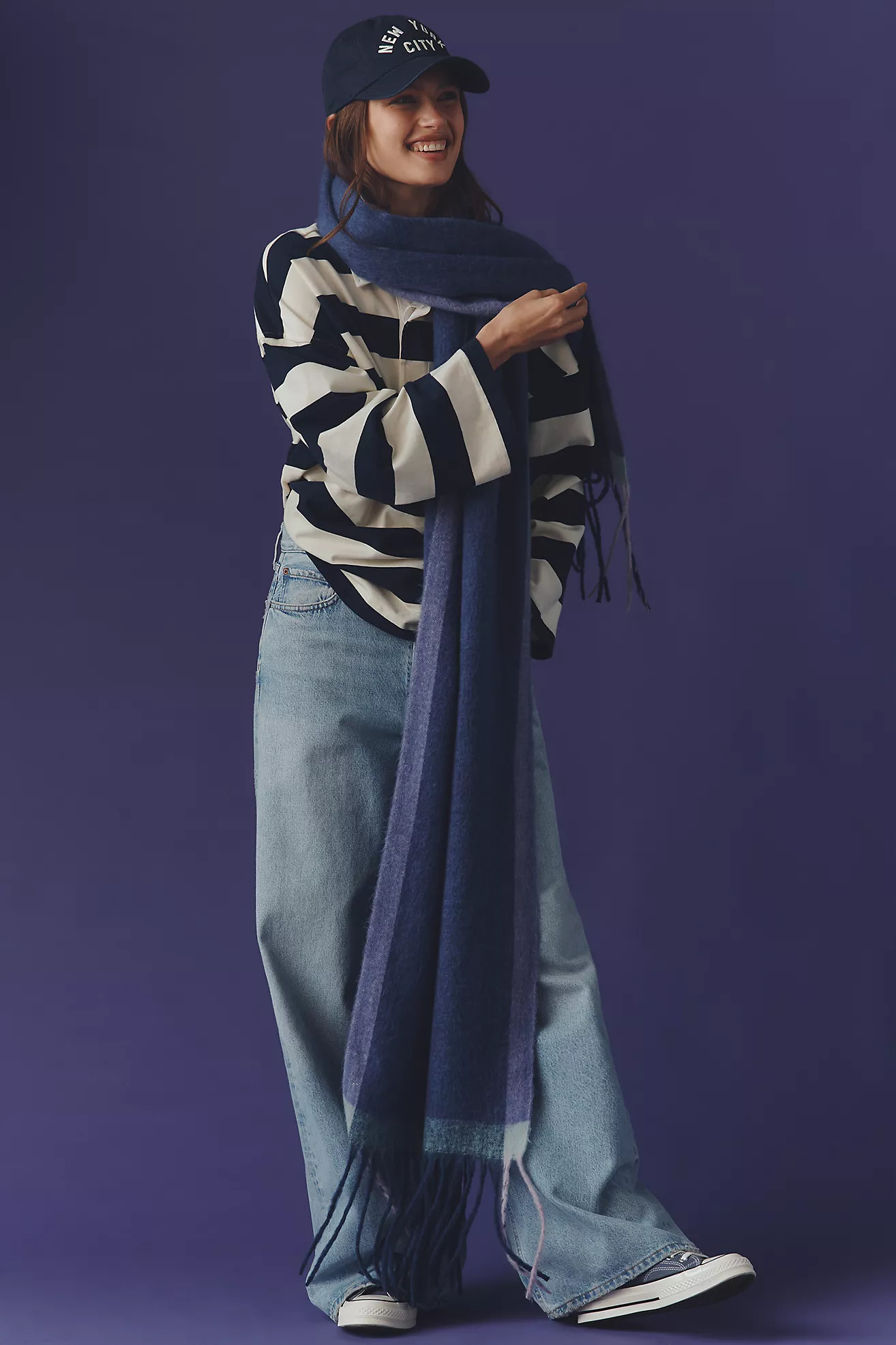 By Anthropologie Brushed Fringe Scarf | Anthropologie (US)