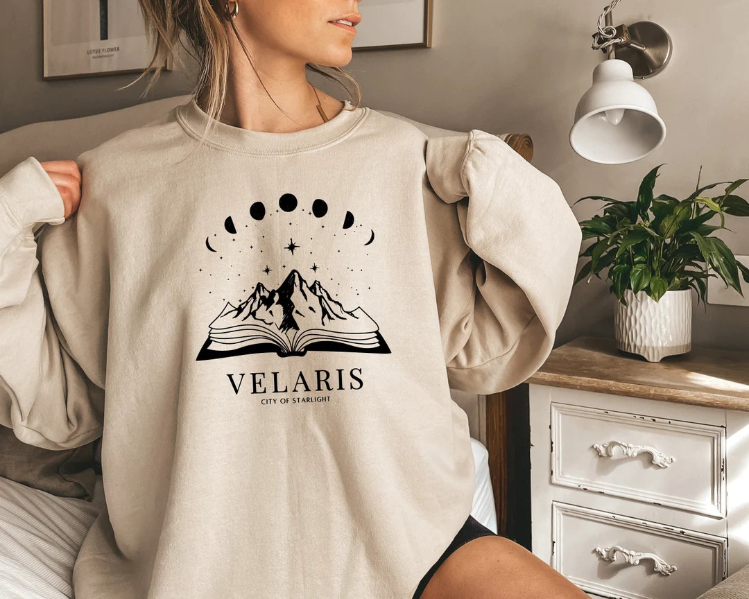 Velaris Sweatshirt, The Night Court Shirt, A Court of Thorn and Roses Court of Dreams Sweater, Gi... | Etsy (US)