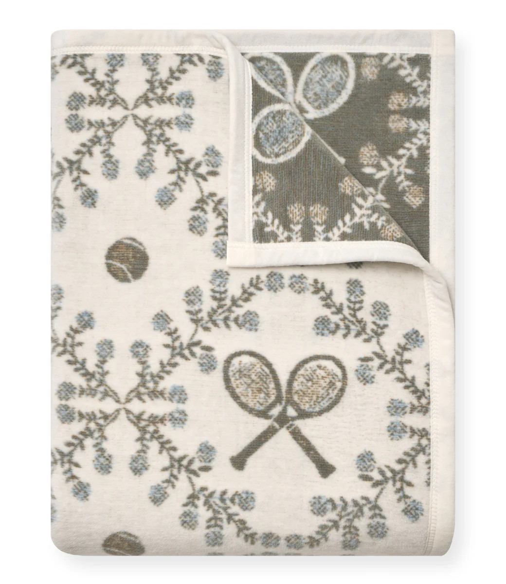 Match Point Tennis Throw Blanket | ChappyWrap | ChappyWrap