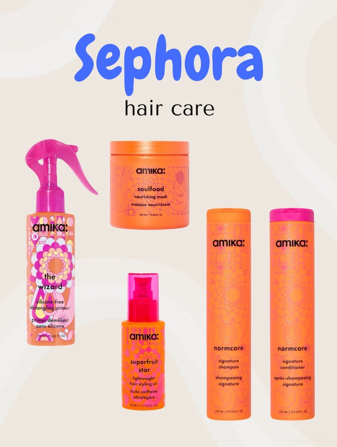 Amika is my favorite hair care brand and you can get it 20% during the Sephora sale with code SPRINGSALE