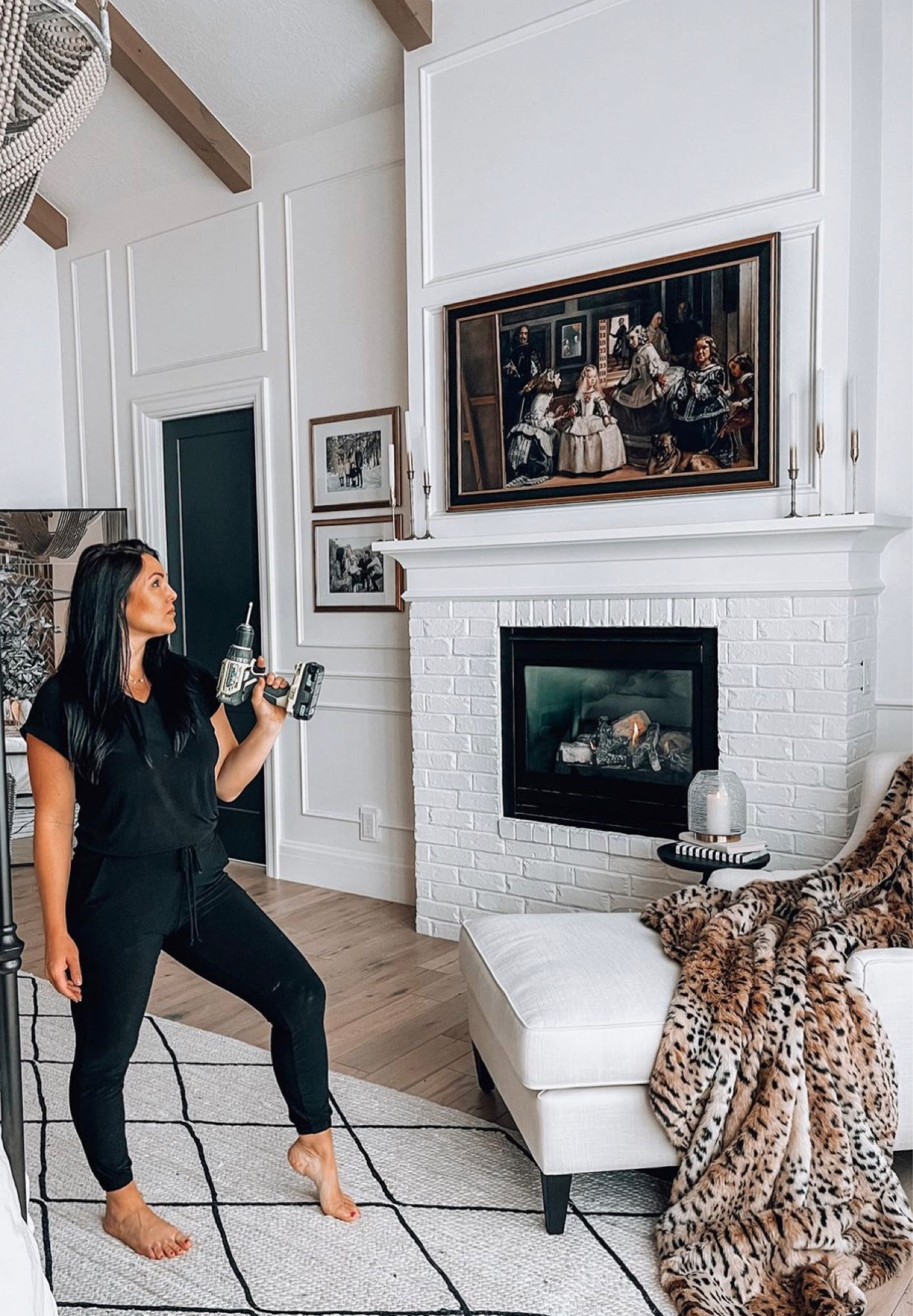 Frame tv on major sale for cyber Monday! 55” is $500 off and 75” $1000 off. 

Bedroom rug, chaise lounge chair, leopard blanket, and side table linked 

#LTKCyberweek 

#LTKGiftGuide #LTKsalealert