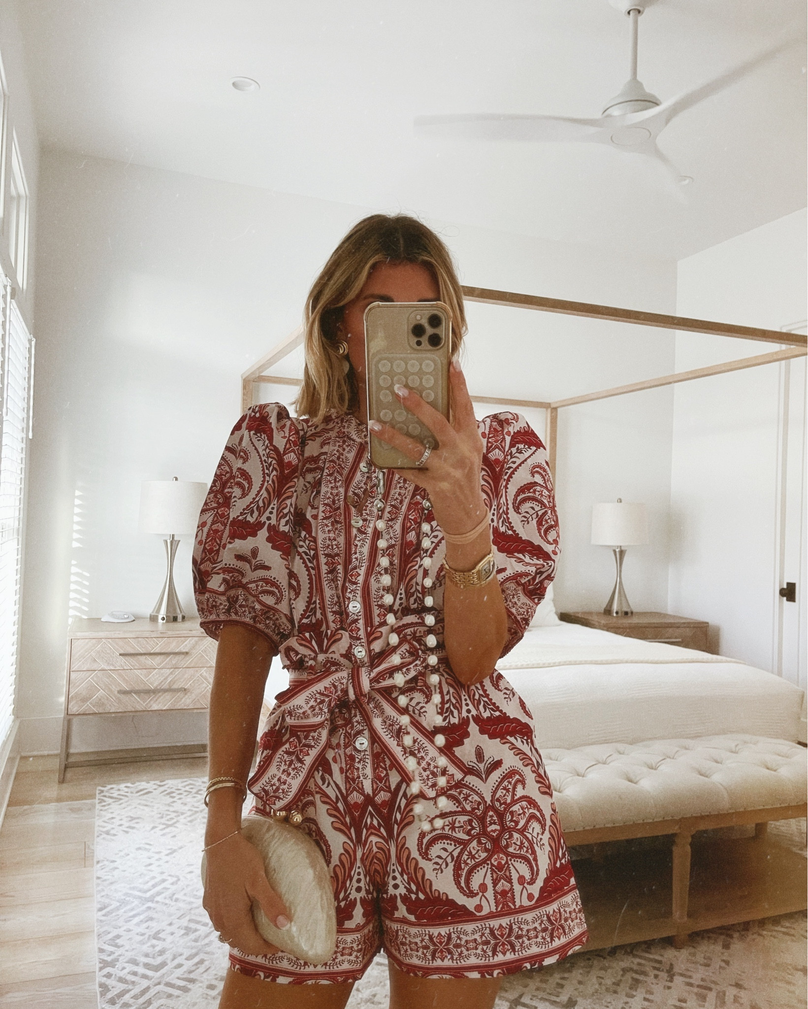 The cutest romper for spring. I'm wearing size small and 5'7 for reference 