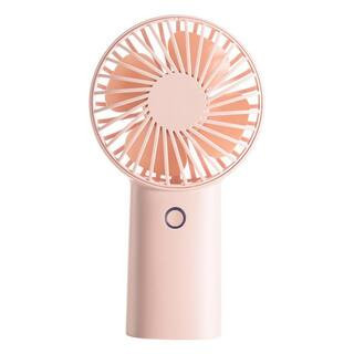6 in. 3 Speeds Personal Fan in Pink with USB Rechargeable | The Home Depot