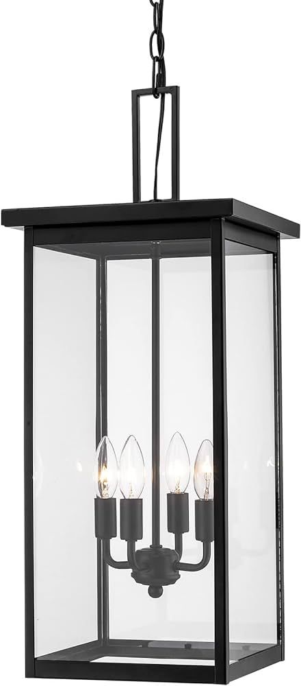Millennium 2605-PBK Transitional Four Light Outdoor Hanging Lantern from Barkeley Collection Fini... | Amazon (US)