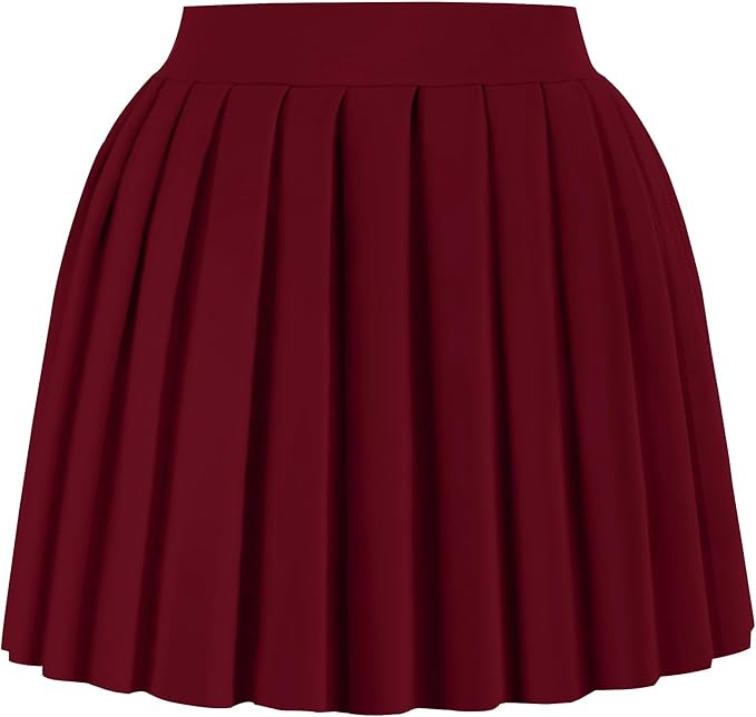 tagunop Women's Mini Pleated Skirts Y2k Skater Skirt Club Skirts for Women Sexy A-Line Uniform Te... | Amazon (US)