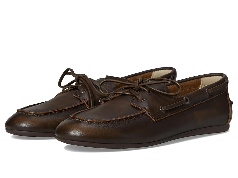 Steve Madden Sag Women's Flat Shoes Brown Leather : 8 M | Zappos