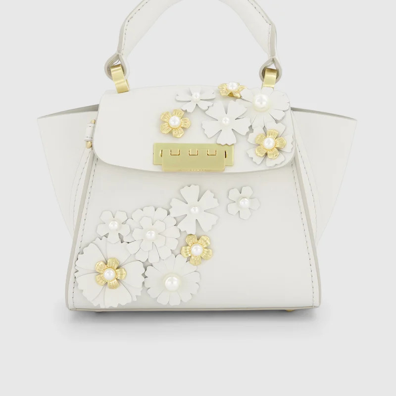 Zac by Zac Posen Eartha Mini Top Handle Bag - Dove (White) - ONE SIZE FITS ALL | Verishop