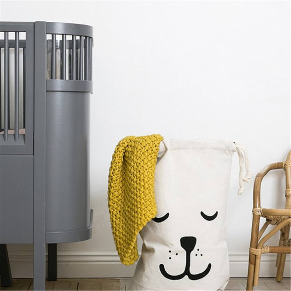 Cuteboom Canvas Laundry bag Household Drawstring Organizers Space Saver Container Storage Sorting... | Amazon (US)