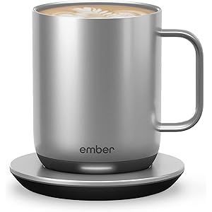 Ember Temperature Control Smart Mug 2, 10 oz, Stainless Steel, 1.5-hr Battery Life - App Controlled  | Amazon (US)