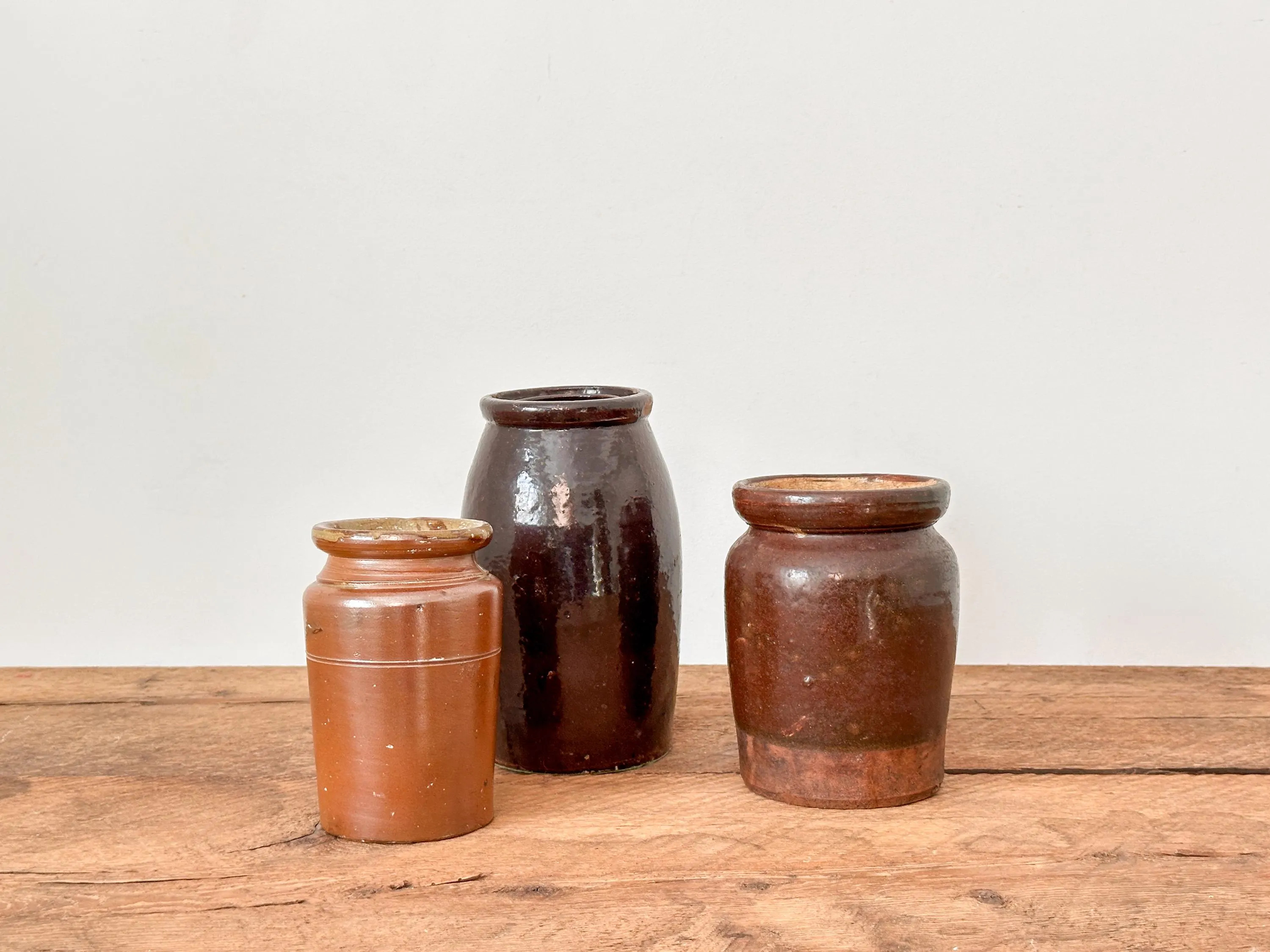 Antique Brown Stoneware Crocks - Your Choice of 3: Late 1800s- 1900s | Etsy (Global)
