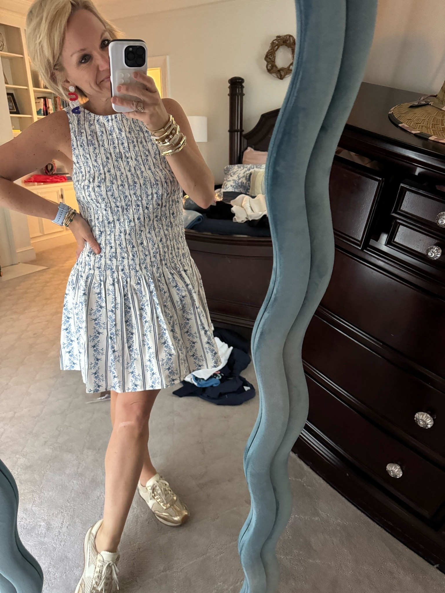 Smocked perfection 💯❤️🤍💙

#LTKmomlife #LTKSeasonal #LTKTravel