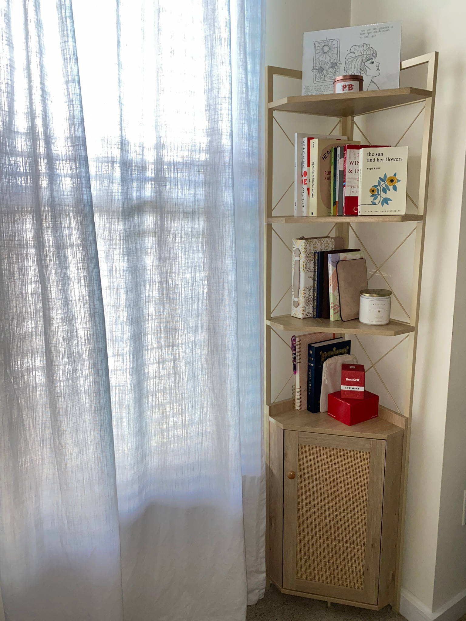 This Anthropologie bookcase dupe is everything! I got it for only $85 and it fits just about everything. It doesn’t take long to put together and it’s made of great quality wood.#LTKxAnthro 

#LTKunder100 #LTKhome