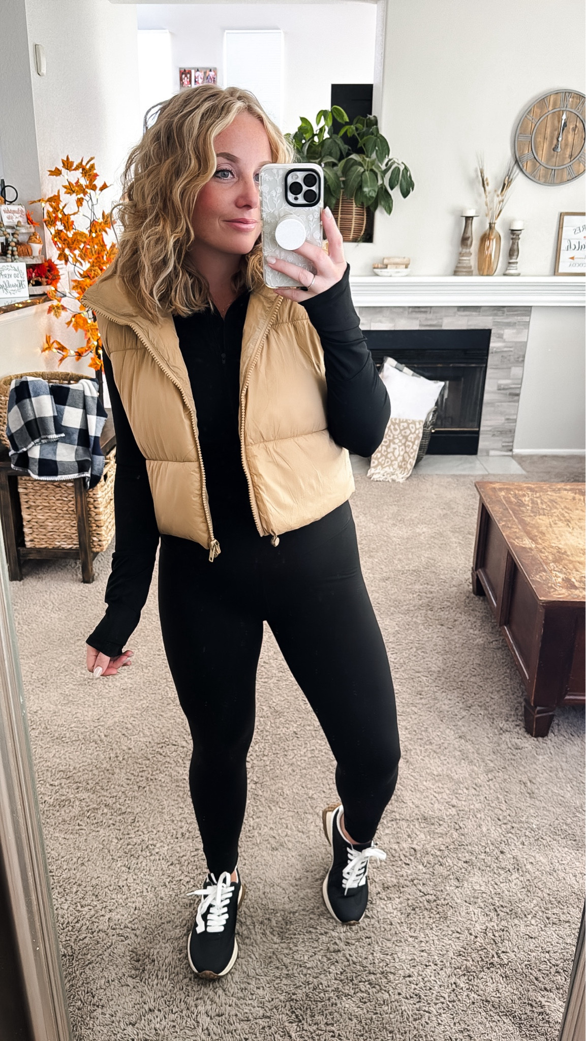 ON SALE Cropped khaki puffer vest with a cropped fitted long sleeve activewear top, workout leggings, and black sneakers (ON SALE, went up half a size)


//Fall outfits 2024, fall fashion finds,petite fashion, casual mom outfit ideas, fall outfit amazon, amazon outfit ideas, casual outfit ideas, outfit inspo, casual fashion, amazon fall fashion,  casual outfit fall, cute casual outfit, outfit ideas fall, amazon shoes, amazon bag, purse, size 4-6, casual fall outfits, casual outfit ideas everyday, fall tops, fall shoes, fall bags #ltkfindsunder100 #ltksalealert #ltkseasonal 

#LTKStyleTip #LTKFindsUnder50 #LTKActive