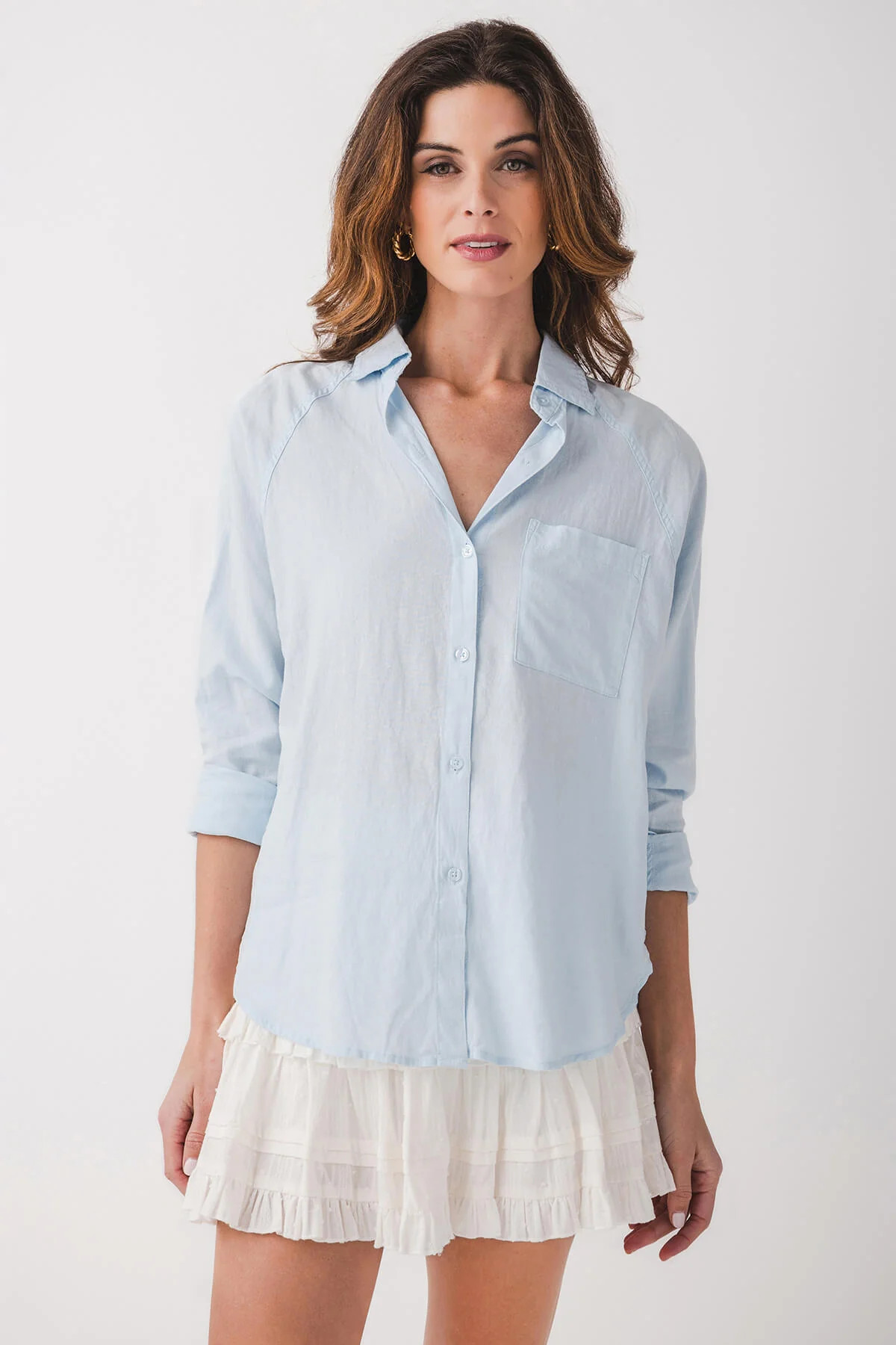Z Supply The Perfect Linen Top | Social Threads