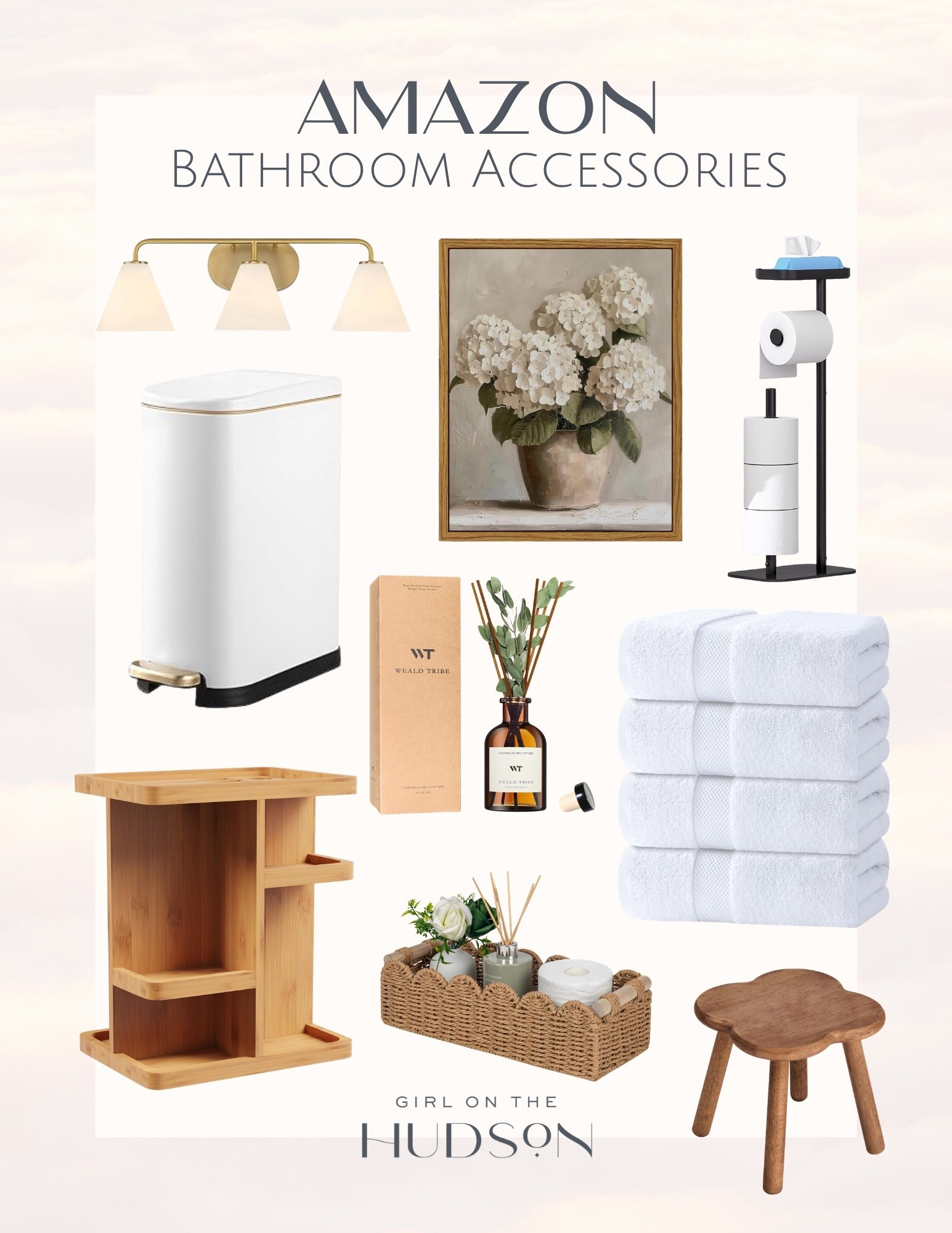 These Amazon bathroom finds are such an easy way to refresh your space with pieces that feel both functional and elevated. From the brass lighting and soft textiles to the storage and small decor accents, everything works together to create a clean, collected look without overcomplicating it. It’s a simple mix that instantly makes a bathroom feel more styled and put together.

amazon bathroom decor, bathroom accessories set, bathroom storage ideas, modern bathroom lighting, neutral bathroom design, bathroom organization solutions, soft bath towels set, bathroom tray styling, small bathroom upgrades, affordable home decor finds, amazon home finds girlonthehudson

#LTKHome #LTKdayinmylife #LTKSeasonal
