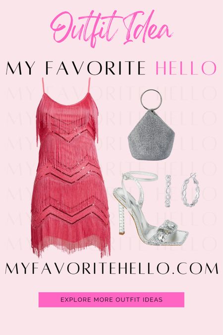 Date night outfit, girls night out, hot pink dress outfit

#LTKstyletip #LTKparties #LTKshoecrush