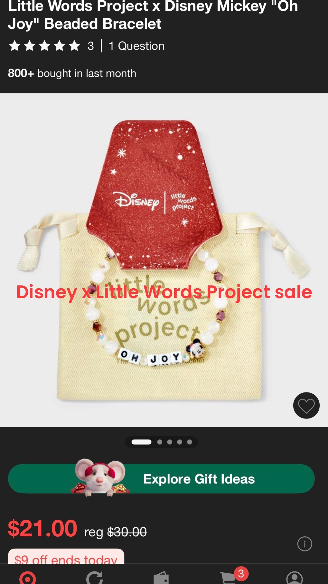 Sale alert for Disney Little Words Project bracelets. Holiday and Christmas 

#LTKSaleAlert #LTKGiftGuide #LTKHoliday