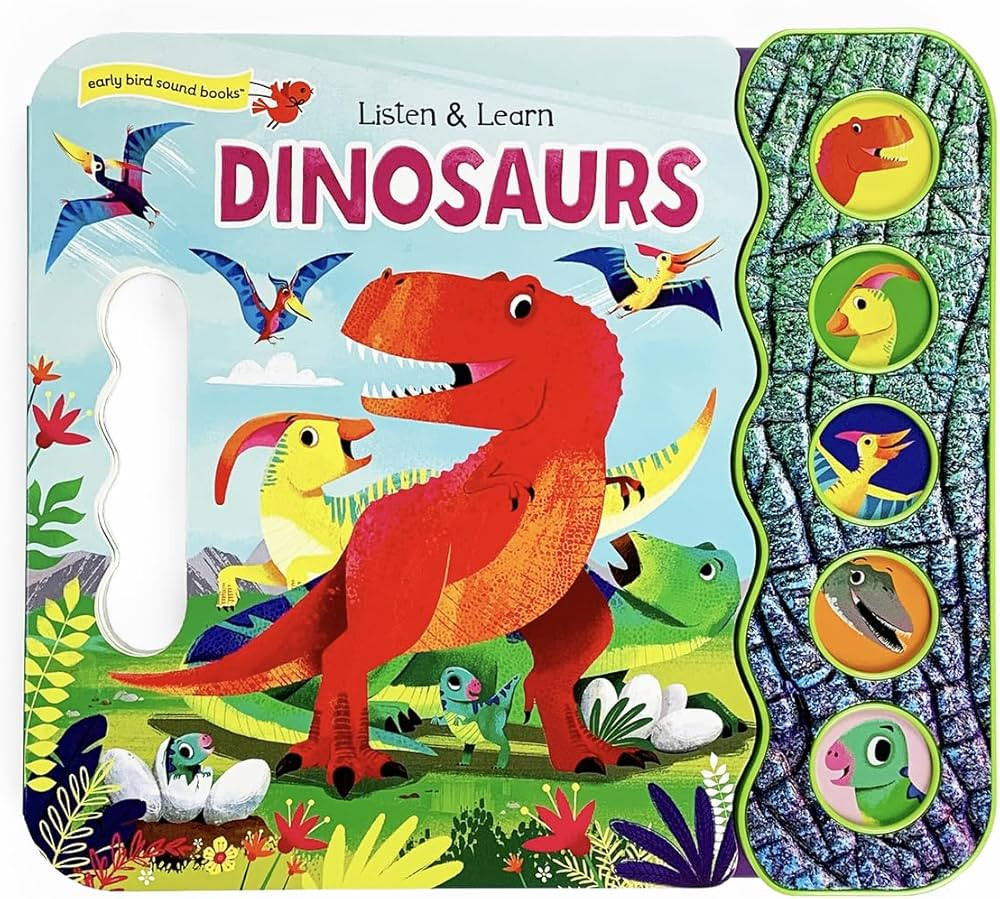 Dinosaurs: A Listen and Learn Sound Book for Dino Fans (Early Bird Sound Books 5 Button) | Amazon (US)