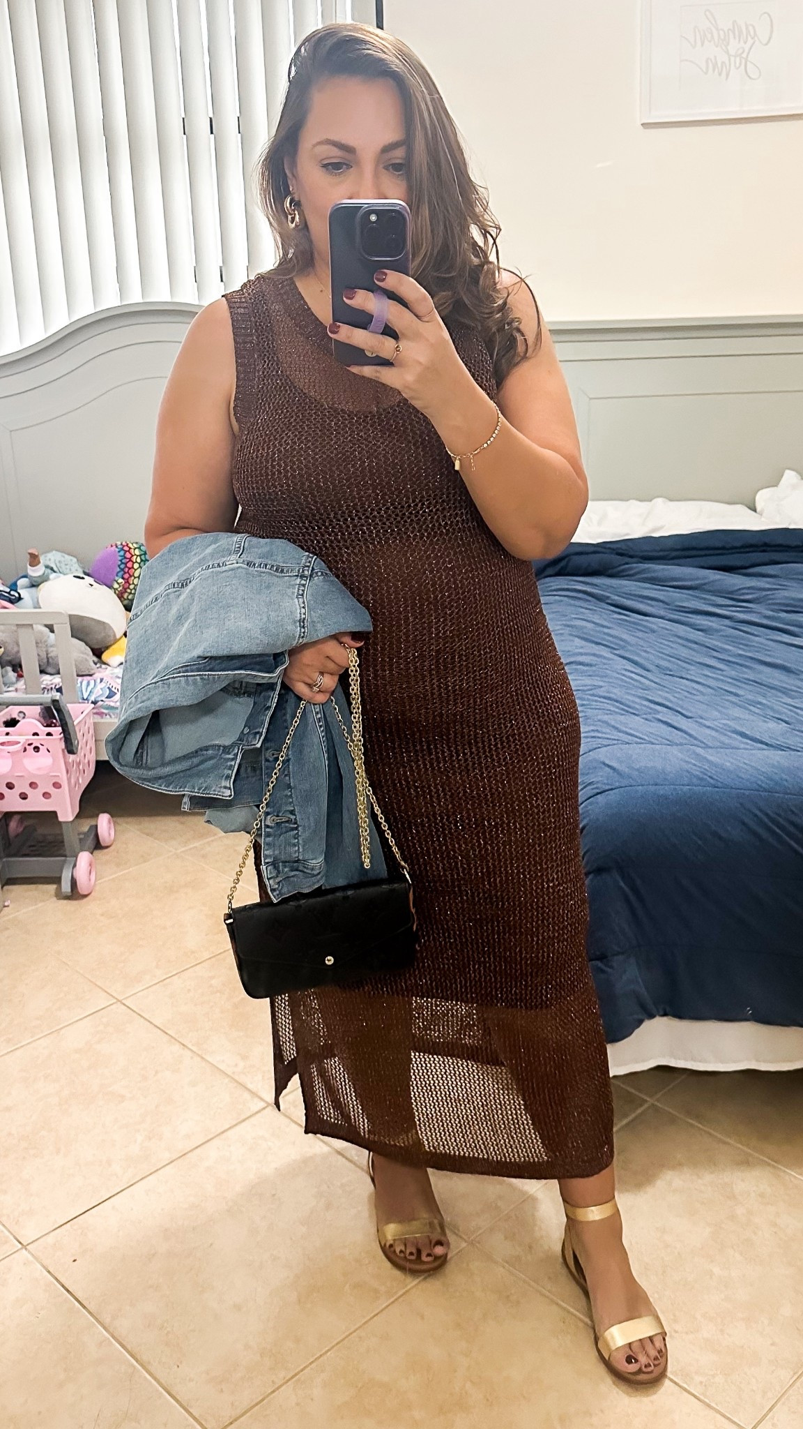 • dress - Target (old; similar styles linked)
• Jean jacket - Kut from the Kloth
• shoes - Steve Madden (old; similar styles linked)
• earrings - gift; similar styles linked
• bracelet - Electric Picks 

#LTKMidsize #LTKOver40 #LTKFindsUnder50