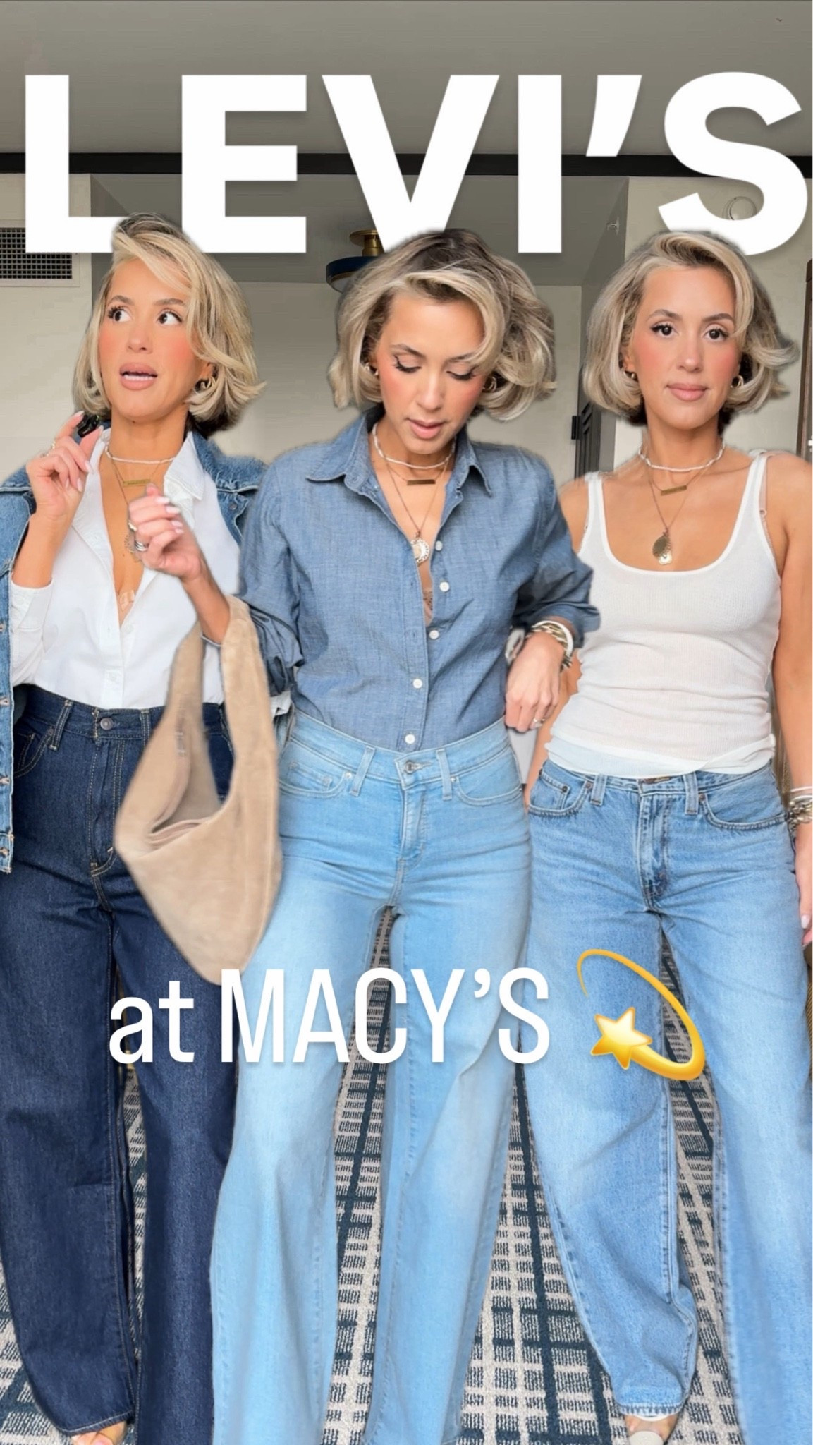 @levis jeans worth the hype at @macys 💫

wearing size 26 in 318 shaping jeans (size down really good stretch) 
Size 27 in the middy balloon + cinch baggy 🥰

#macyspartner #liveinlevis #levispartner

#LTKSaleAlert #LTKCon #LTKgrwm