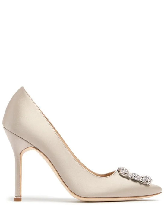 105mm Hangisi satin pumps | Luisaviaroma