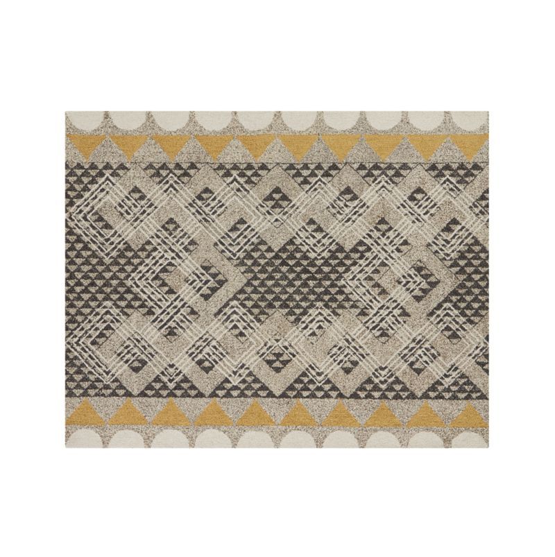 Thea Hand Hooked Wool Rug 8'x10' + Reviews | Crate and Barrel | Crate & Barrel
