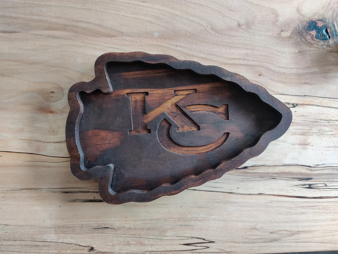 Kansas City Chiefs Coin / Key Catchall Valet Tray - Etsy | Etsy (US)