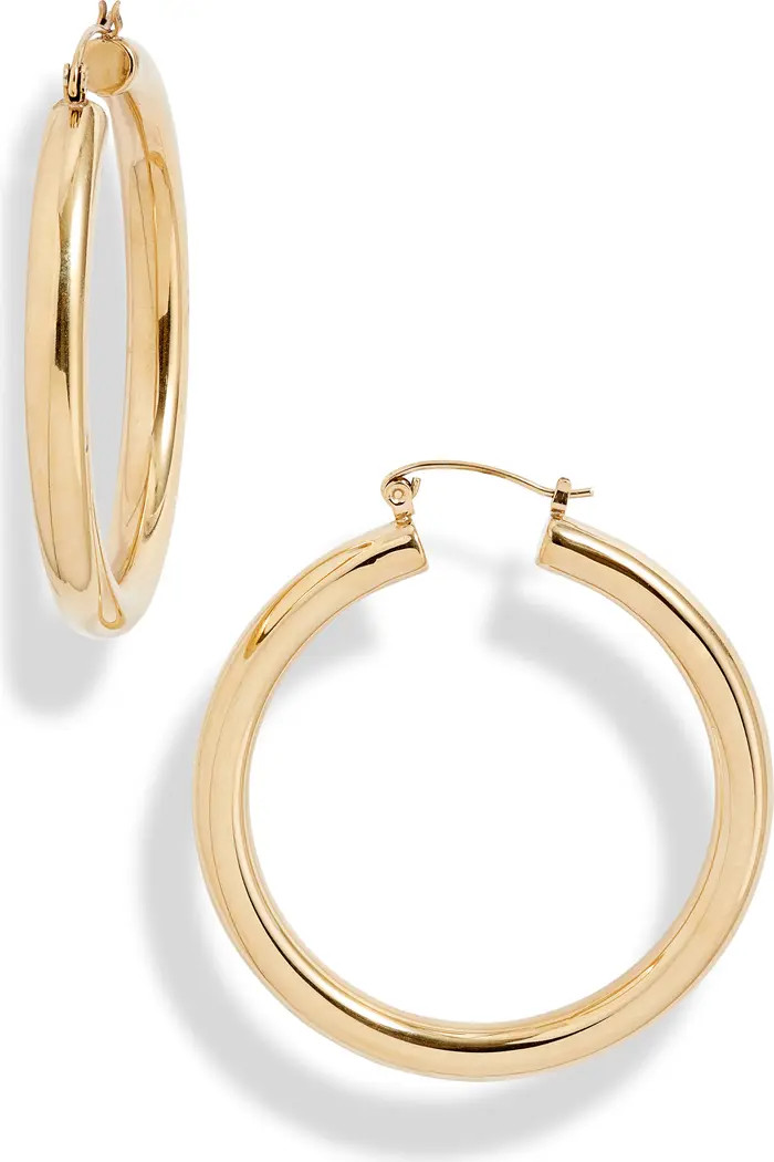 Knotty Classic Tube Hoop Earrings | Nordstrom | Nordstrom