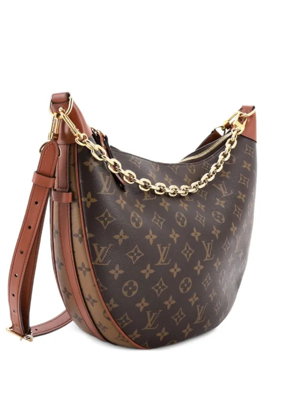 Loop Reverse Monogram Canvas hobo bag | Farfetch Global
