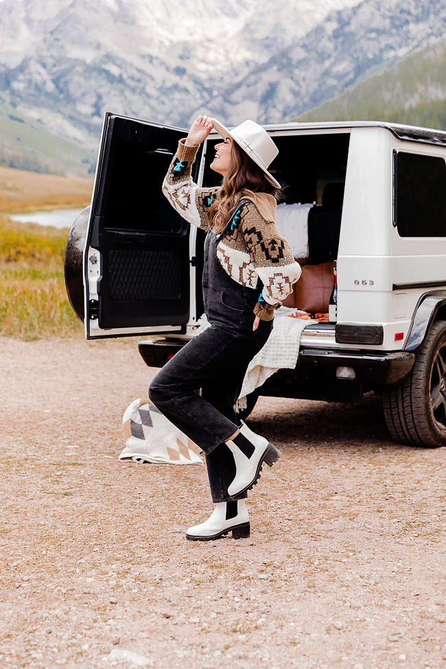 Oscar Black Overalls Amber Massey X Pink Lily | Pink Lily