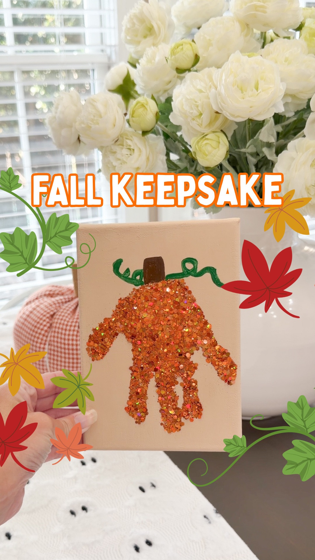This glitter pumpkin handprint craft makes the sweetest Fall keepsake.

#LTKmomlife #LTKSeasonal #LTKKids
