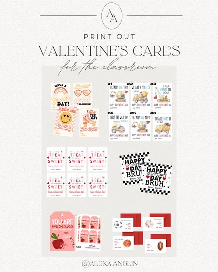 Other print outs I love for Valentine’s Day classroom gifts! Easy to pair with candy, small toys, or other gifts! // Boy Valentine’s Day // Girl Valentine’s Day // Classroom gifts 

#LTKkids #LTKparties #LTKfindsunder50