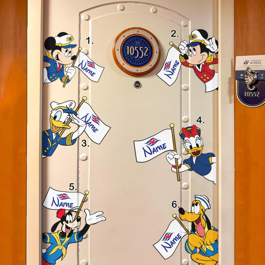 Personalized Cute Mouse and Friends Cruise Door Magnet, Family Cruise Ship Stateroom Door, My Fir... | Etsy (Global)
