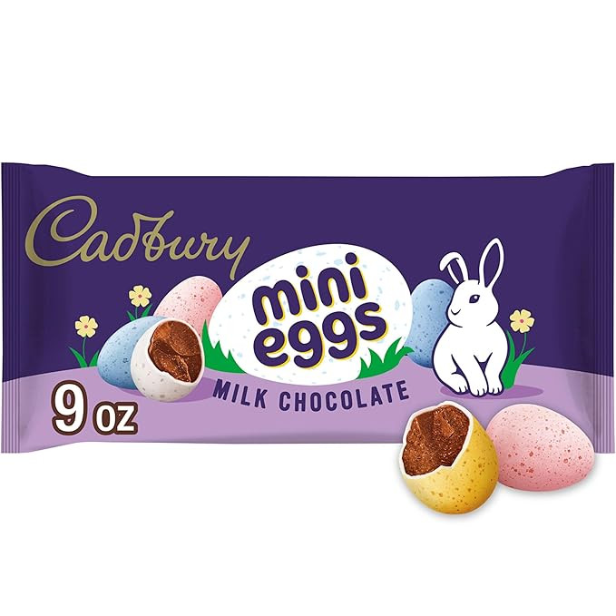 CADBURY MINI EGGS Milk Chocolate, Easter Candy Bag, 9 oz | Amazon (US)