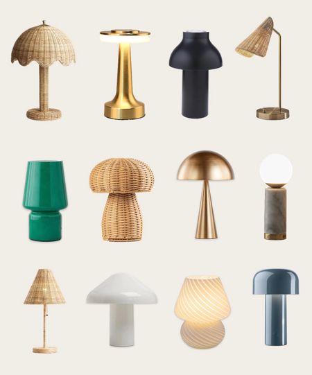 Table lamps for days 💡💡💡